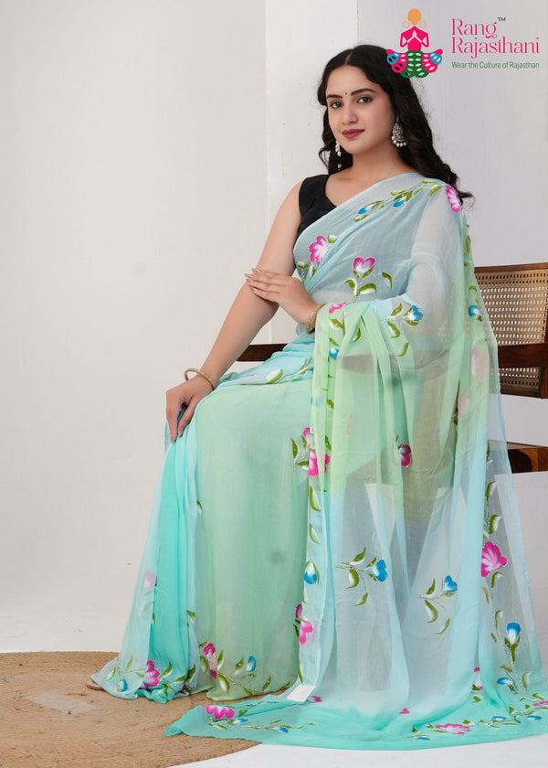 Festive celebration sarees with elegant work and vibrant colors