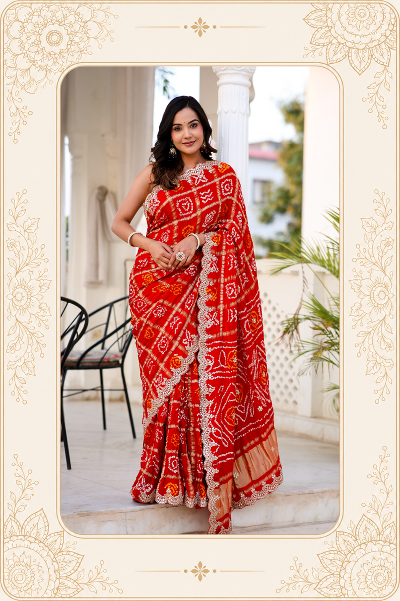 Bandhani Sarees