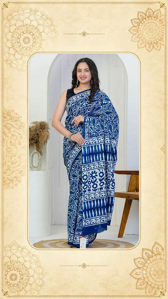 Block Print Sarees