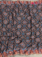 Black Chinnon Ajrakh Print Saree for Wedding Reception | Premium Pick