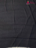 Black Pure Chiffon Printed Saree for Sangeet Night | Wedding Collection