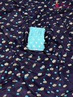 Blue Pure Dola Silk Bandhani Chunri Saree for Raksha Bandhan | Editor Pick