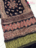 Blue Modal Ajrakh Print Saree for Casual | Wedding Saree