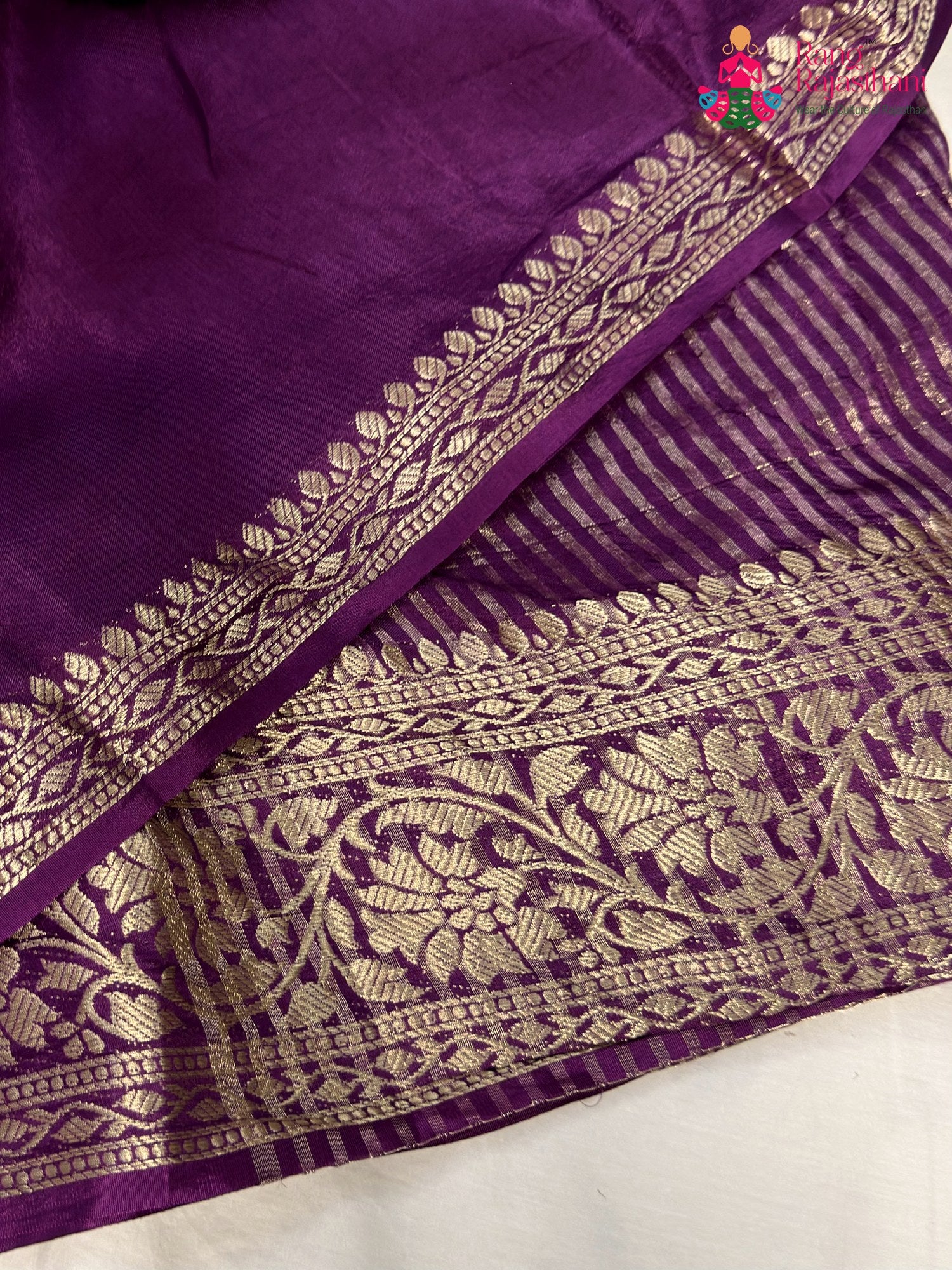 Wine Pure Russian Silk Resham Embroidery Saree for Wedding Guest | Trending Pick