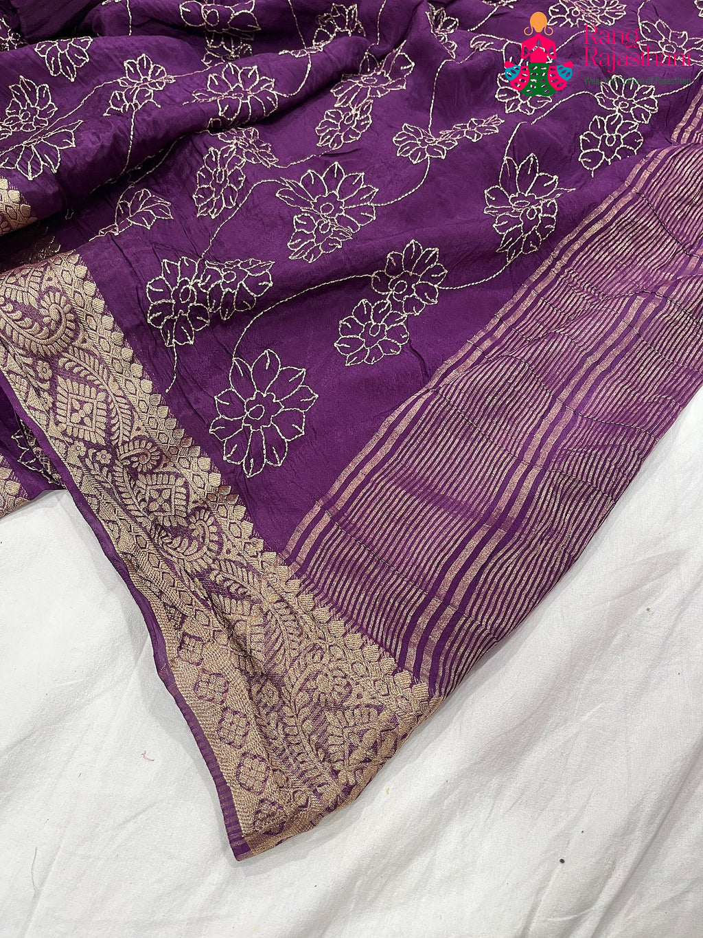 Purple Saree : Quiet Glow