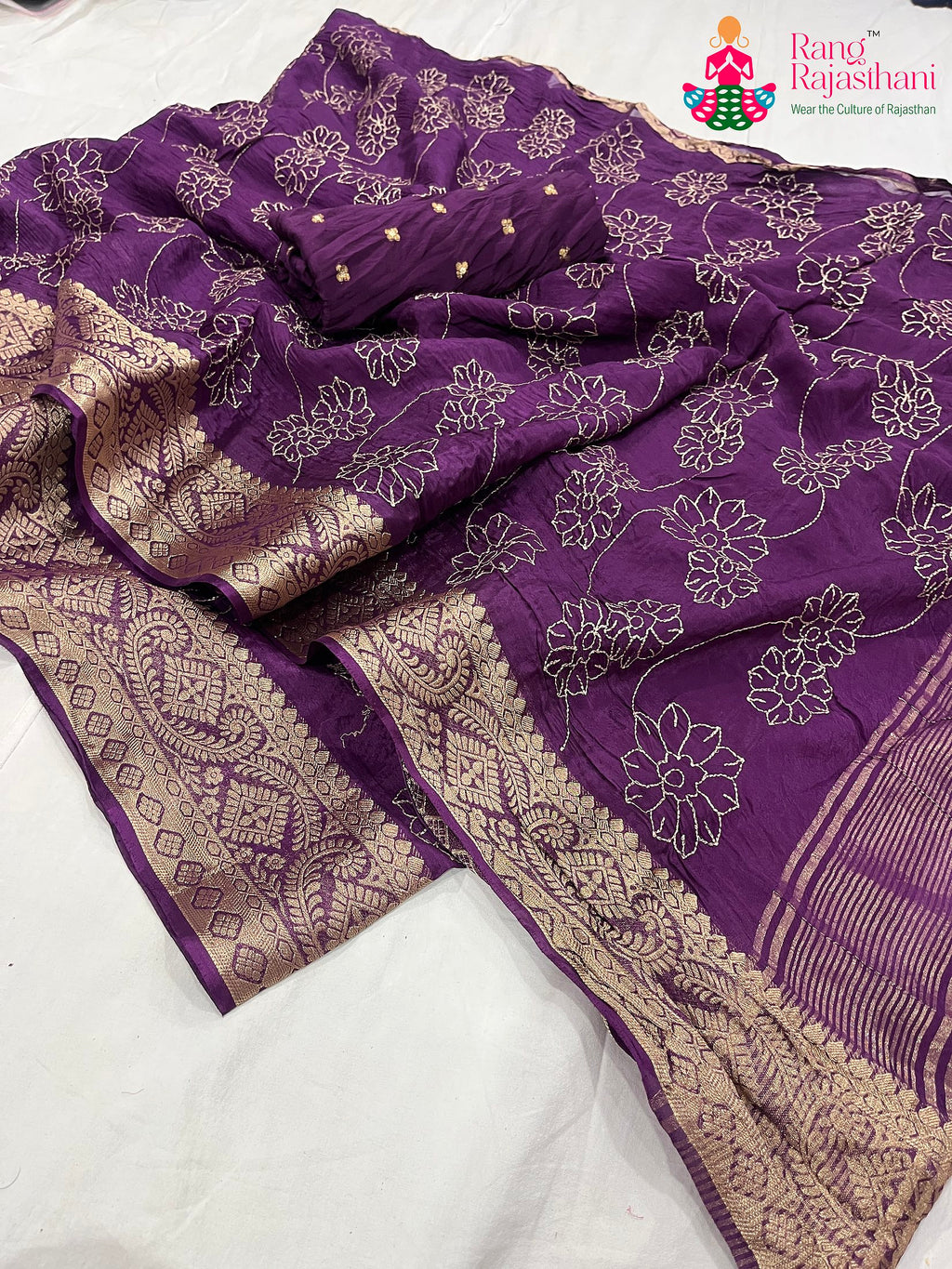 Purple Saree : Quiet Glow