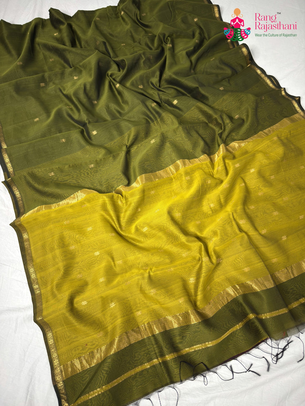 fabric texture of chatni pure maheshwari silk khaddi saree