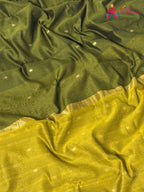 full view of chatni pure maheshwari silk khaddi saree