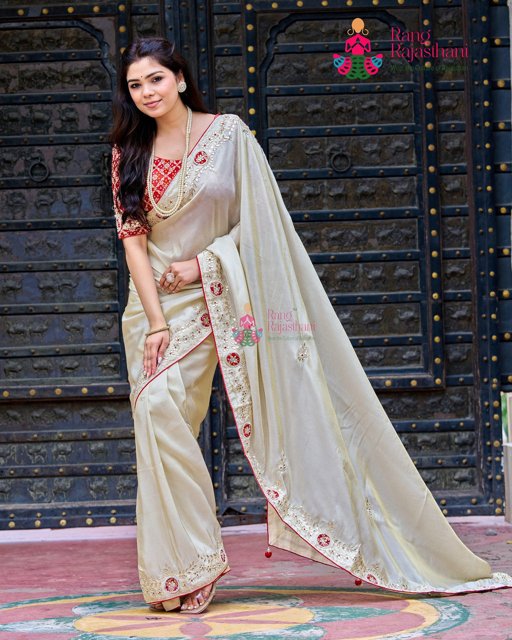 Chiku Saree - Celebration Wear