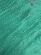 Firozi Chinnon Plain Saree for Raksha Bandhan | Season Edit