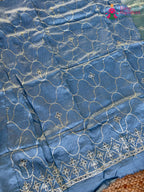 Firozi Pure Upada Silk Gota Patti Saree for Wedding Guest | Premium Drape