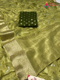 Green Pure Ho Silk Sequin Saree for Bridal | Festive Edit