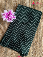 Green Pure Modal Silk Ajrakh Print Saree for Mehendi Ceremony | Premium Edit