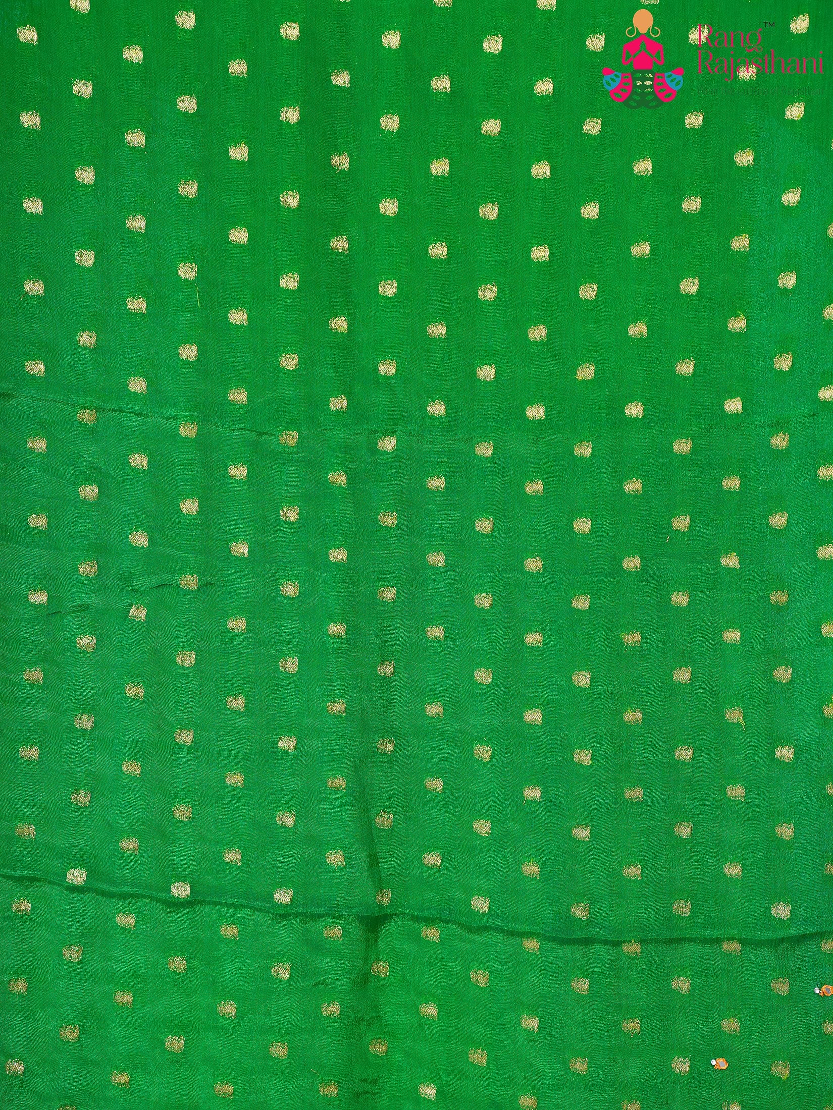 Rani PureChiffon saree with Mirror pleats view