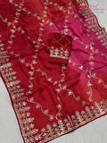 rani pure upada silk gota patti saree ethnic wear by Rang Rajasthani