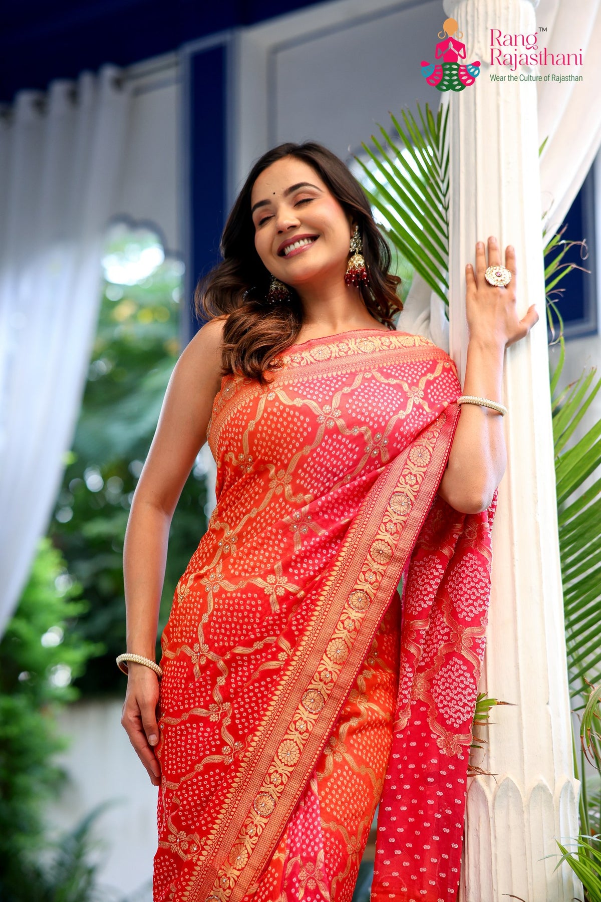 Multi Soft Georgette Hand Work Saree for Bridal | Luxe Collection