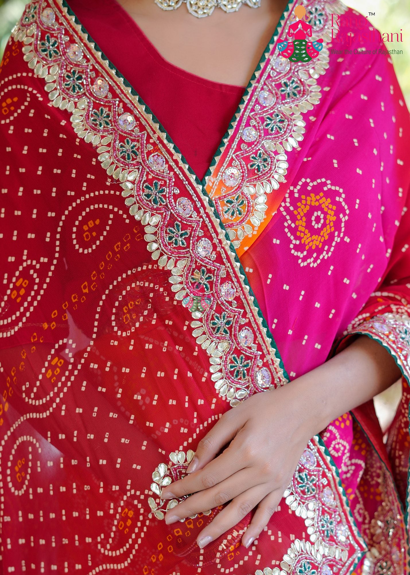 Multi Bandhani — Bridal | Rang Rajasthani