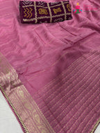 fabric texture of breathable silk saree