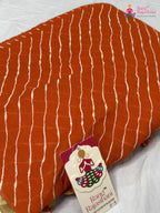 orange chiffon saree ethnic wear by Rang Rajasthani