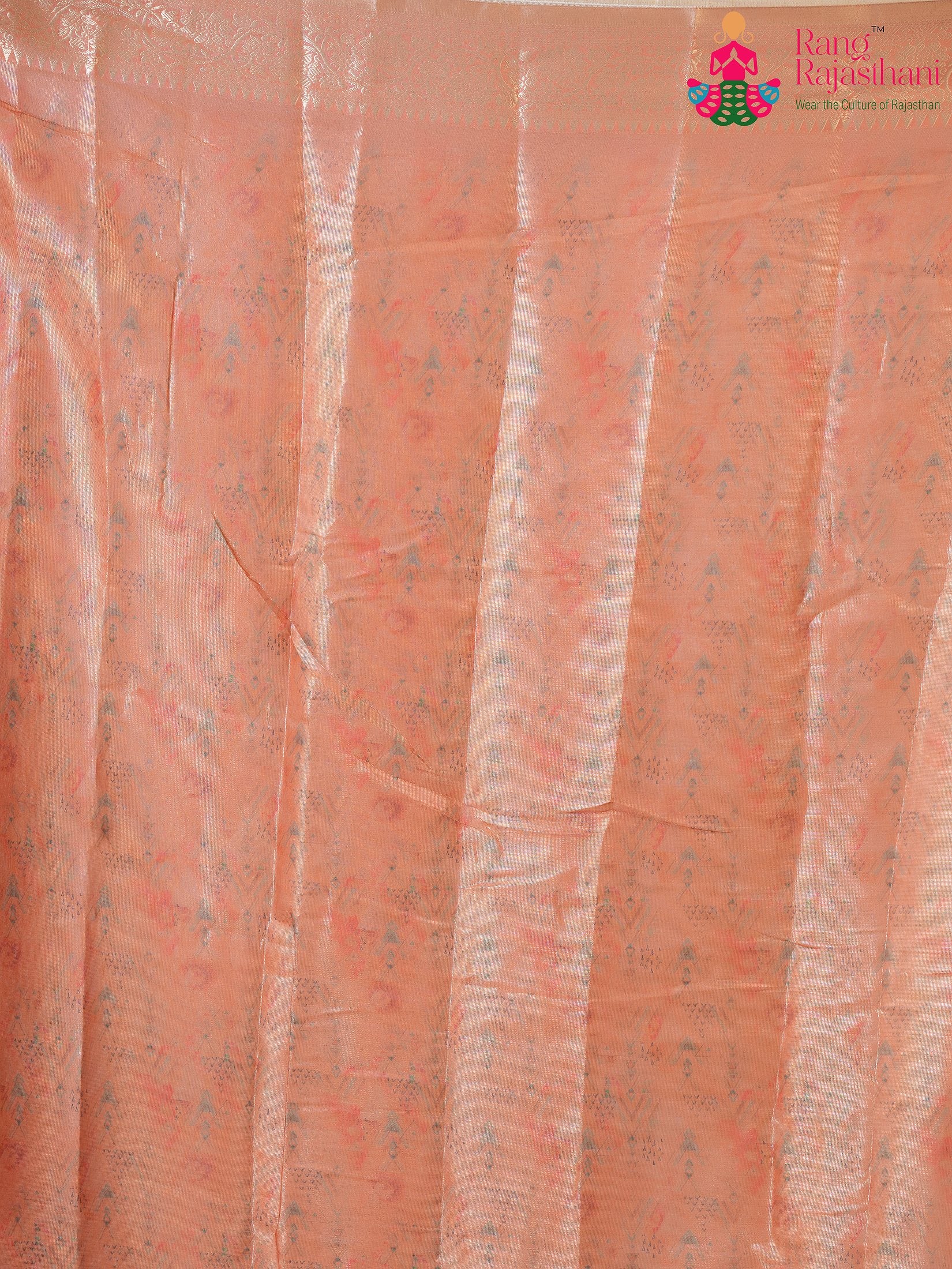 Wine Imported saree with Printed pallu detailing