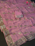 Pink Pure Chiffon Gota Patti Saree for Raksha Bandhan | Stylist Pick