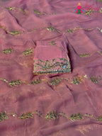 Pink Chiffon Gota Patti Saree for Raksha Bandhan | Stylist Pick