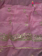 Pink Chiffon Gota Patti Saree for Raksha Bandhan | Stylist Pick