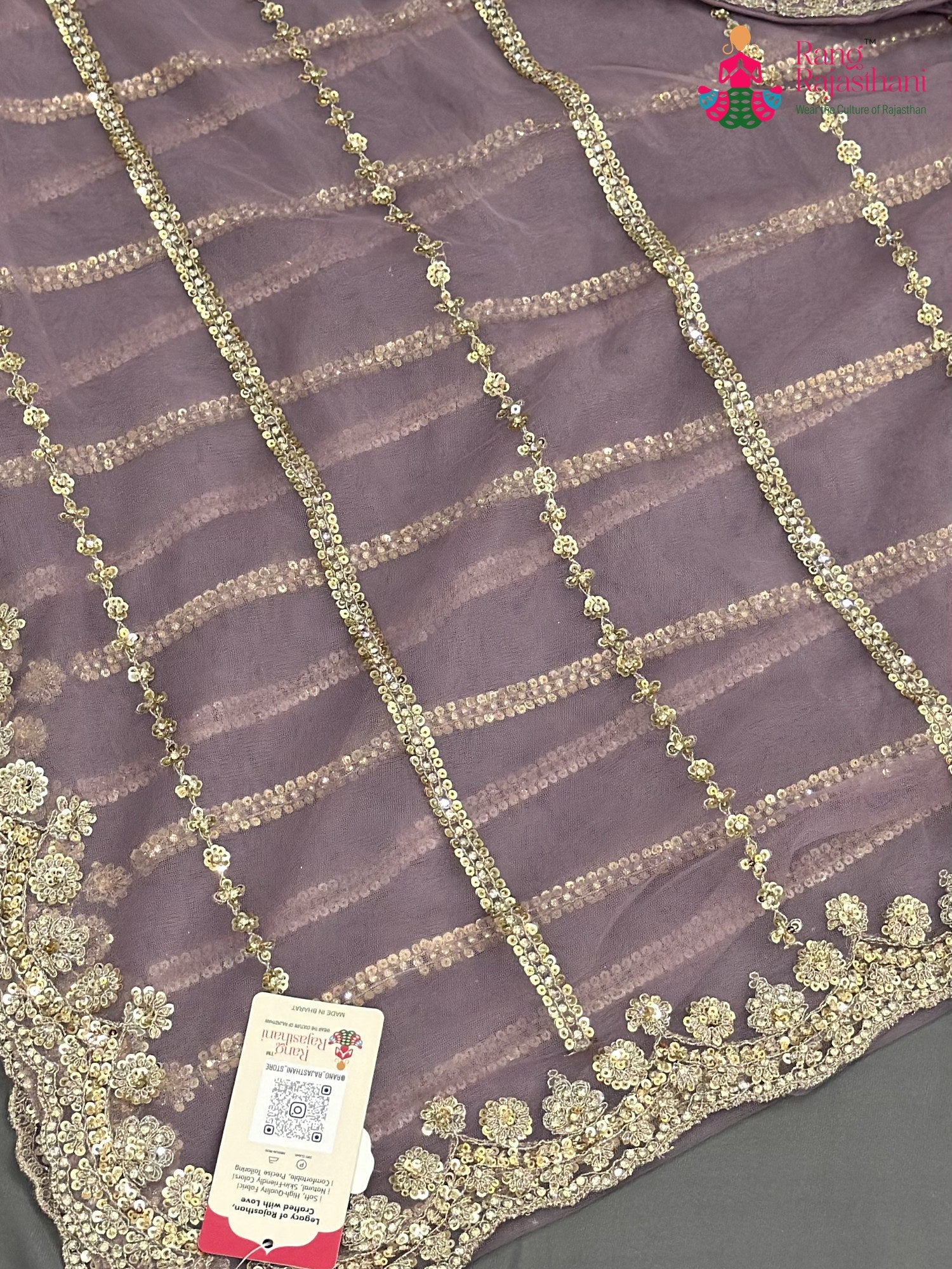 Pink Net Sequin Saree for Wedding Reception | Premium Pick