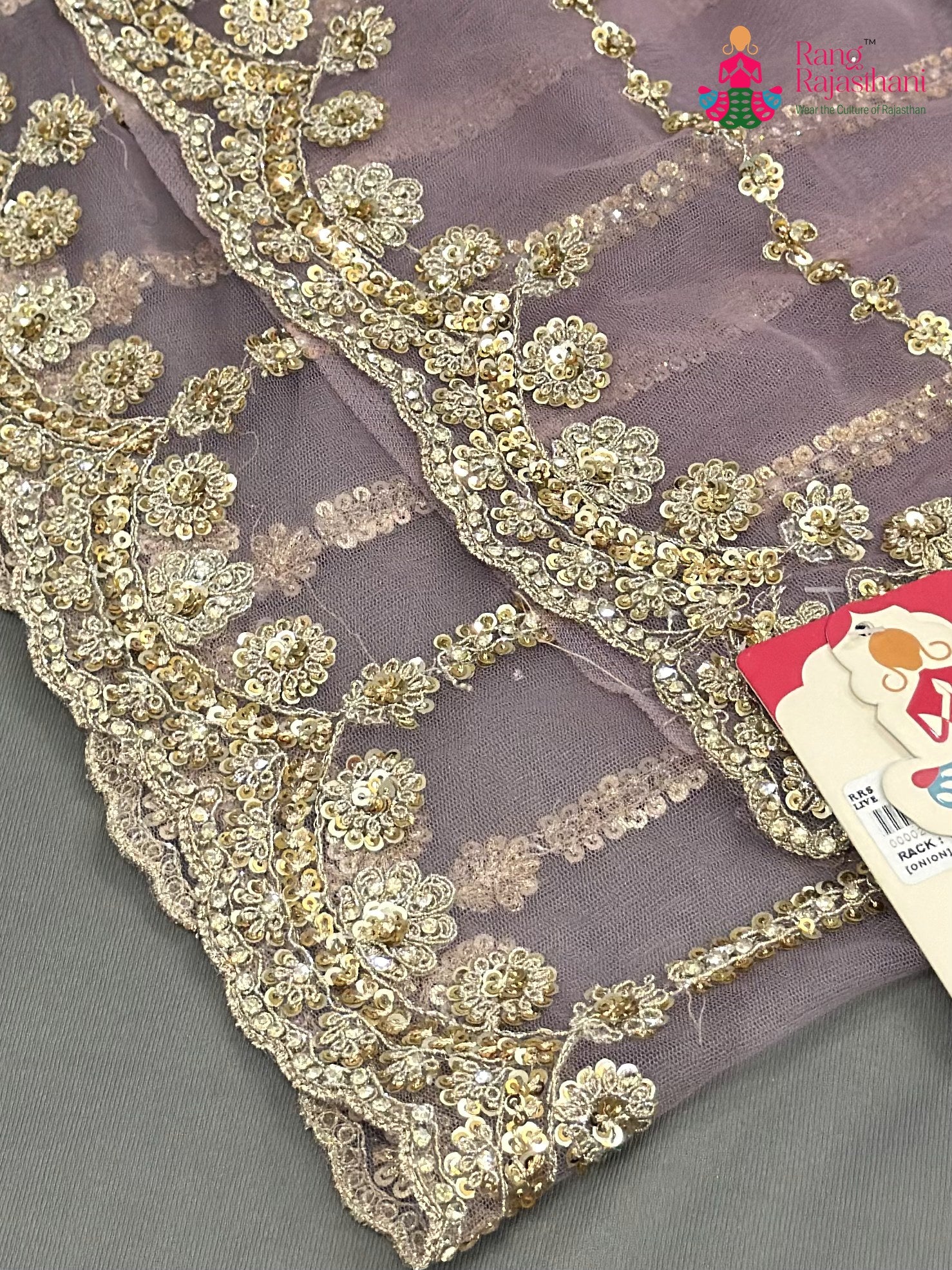 Pink Net Sequin Saree for Wedding Reception | Premium Pick