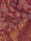 pink pure tissue silk banarasi zari weave saree by Rang Rajasthani
