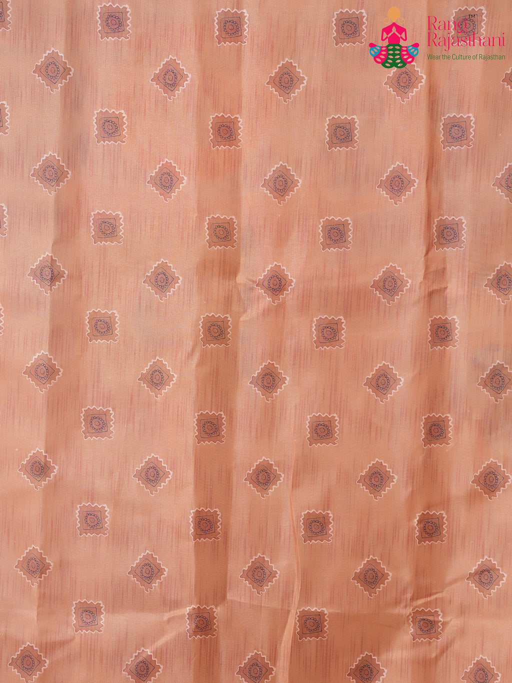 Pink Imported saree with Printed pleats view