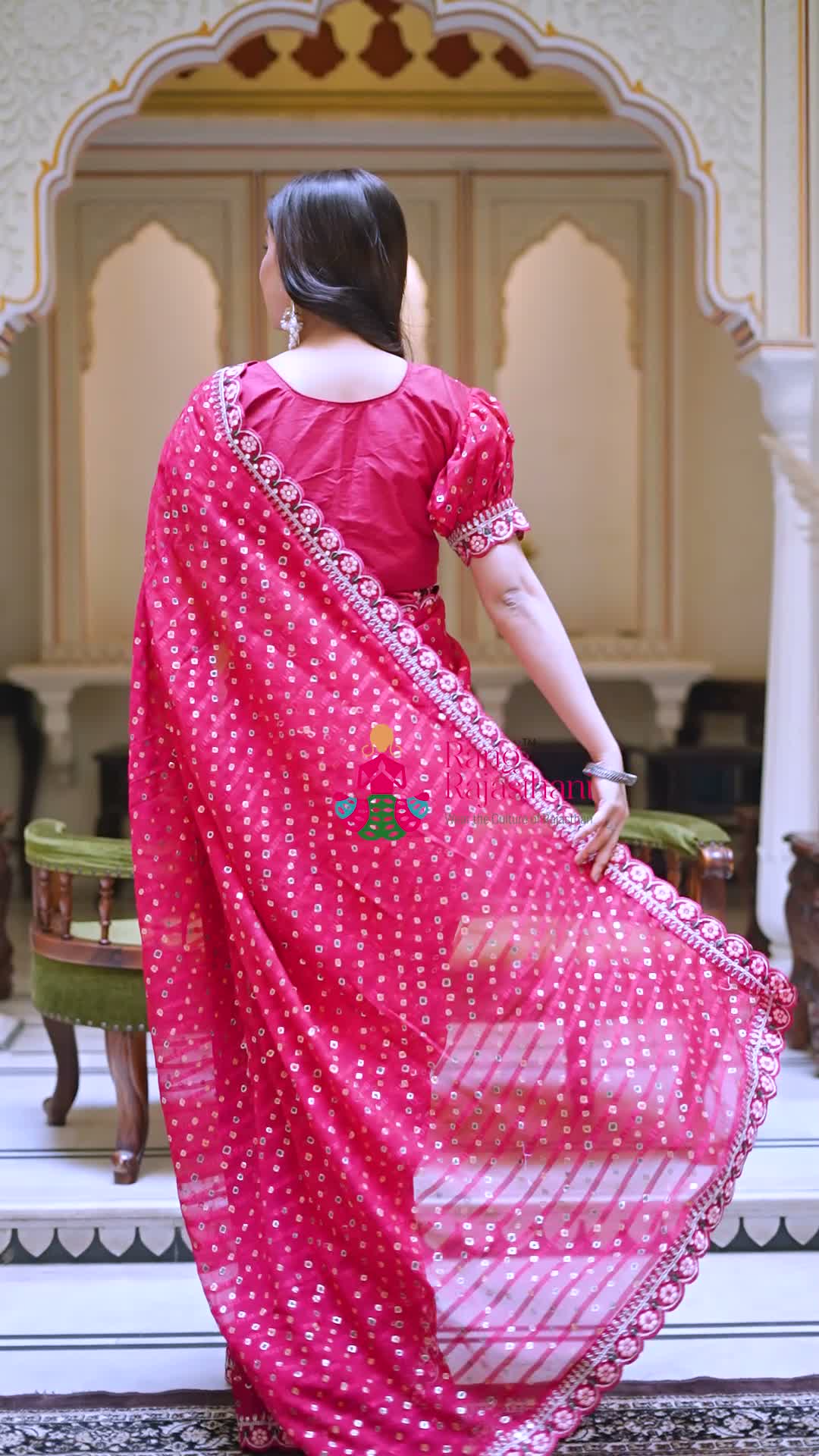Rani Synthetic Saree for Festive Celebration | Ethnic Wear