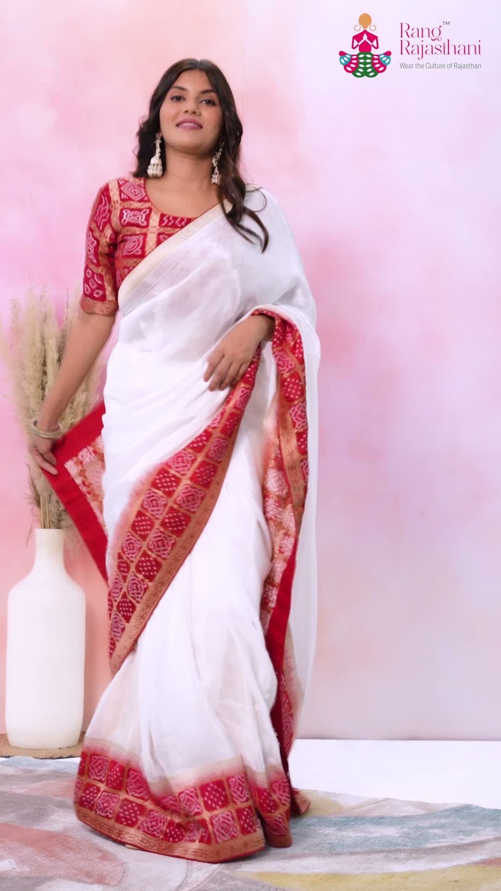 White Pure Russian Silk Banarasi Zari Weave Saree for Wedding Guest | Wedding Wear