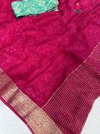 full view of pure rani saree