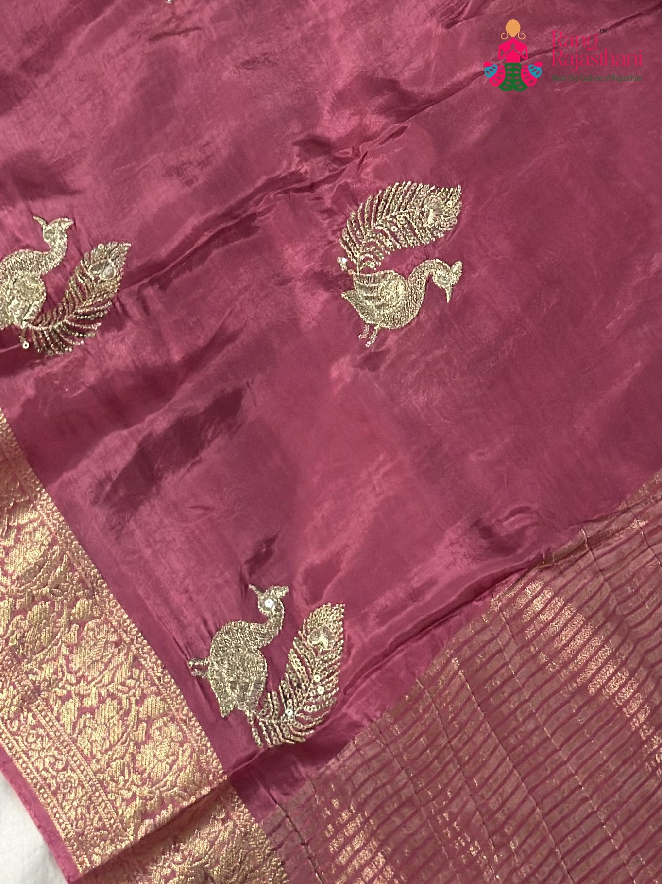 Purple Pure Ho Silk Sequin Saree for Sangeet Night | Editor Pick