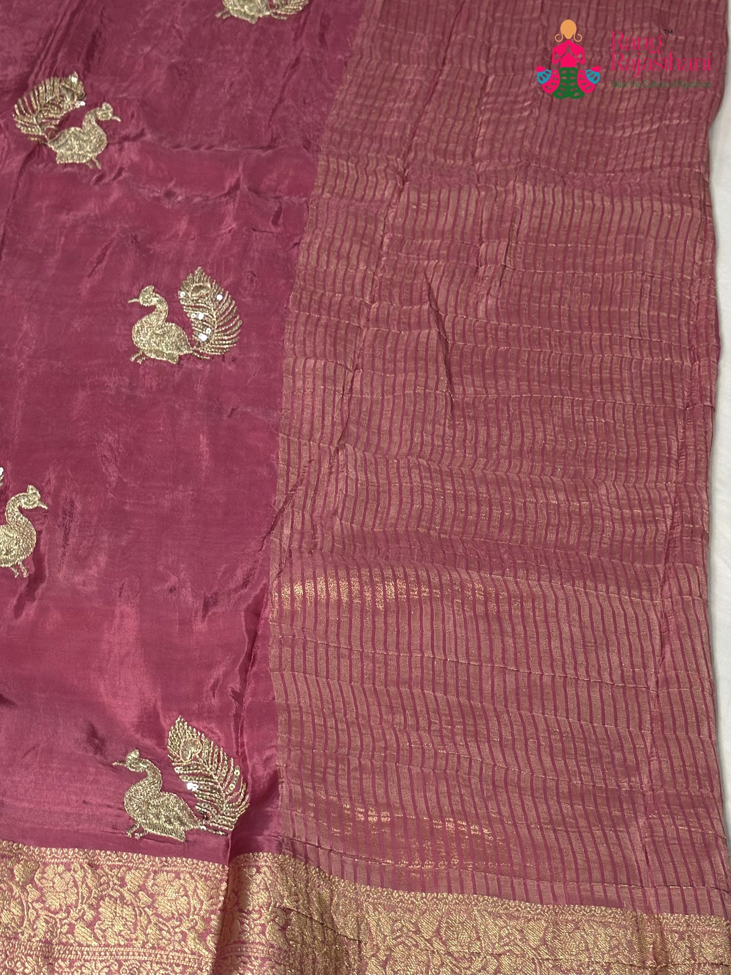 Purple Pure Ho Silk Sequin Saree for Sangeet Night | Editor Pick