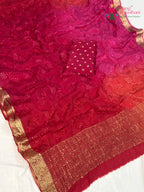 Rani Chinnon Resham Embroidery Saree for Bridal | Buy Today
