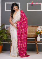 Rani Gajji Silk Bandhani Chunri Dupatta for Festive Wear | Elegant Edit
