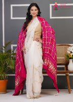 Rani Gajji Silk Bandhani Chunri Dupatta for Festive Wear | Elegant Edit