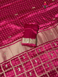 Rani Modal Gota Patti Saree for Wedding Reception | Top Choice