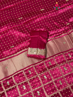 Rani Modal Gota Patti Saree for Wedding Reception | Top Choice