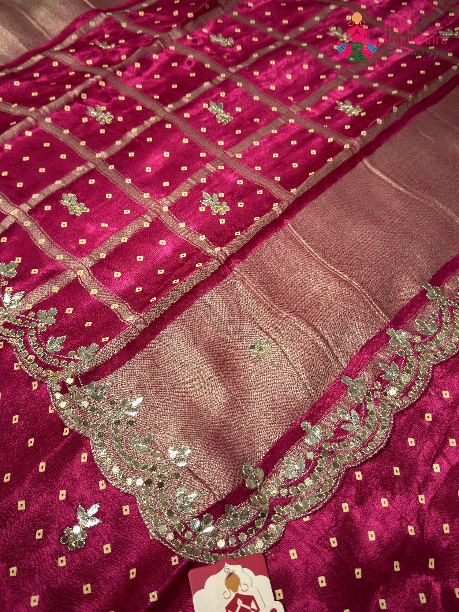 Rani Modal Gota Patti Saree for Wedding Reception | Top Choice