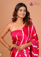 Rani Modal Leheriya Saree for Festive Celebration | Exclusive Edit