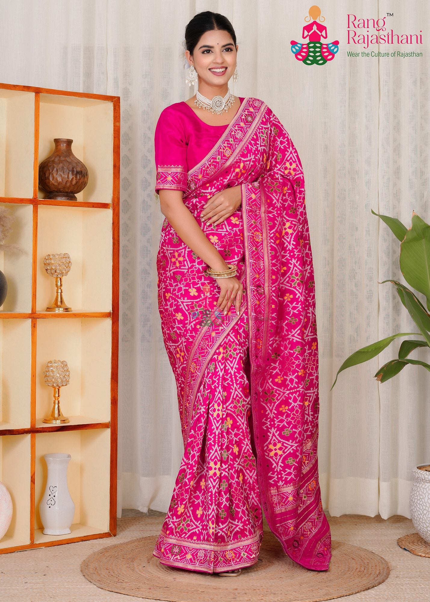 Rani Party Wear saree | Rang Rajasthani saree