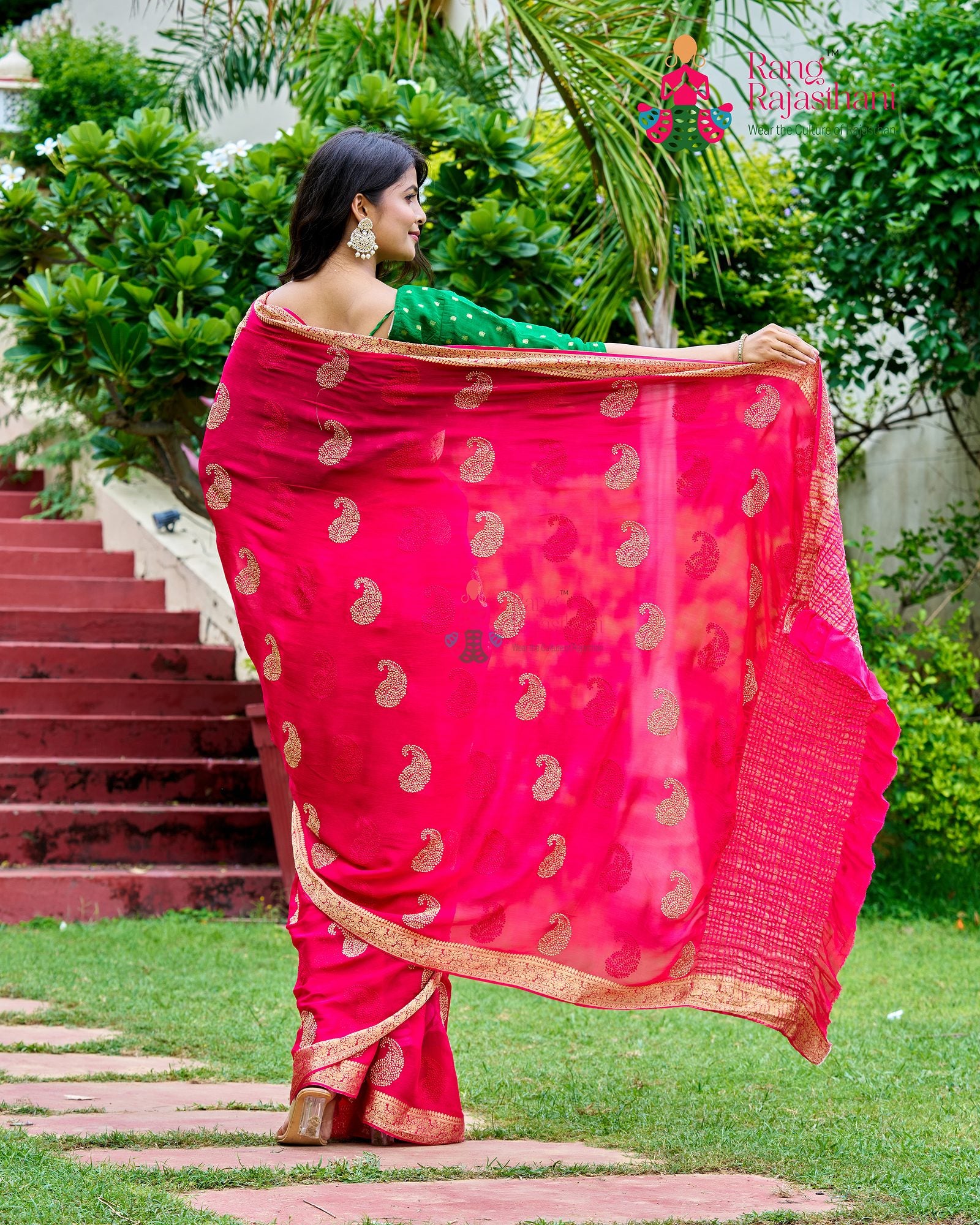 Soft Rani Saree - Party Ready