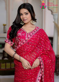 Rani Art Chiffon Saree for Festive Celebration | Buy Now