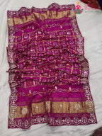 rani khaddi gota patti saree by Rang Rajasthani
