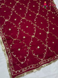 Rani Pure Chiffon Gota Patti Saree for Mehendi Ceremony | Classic Pick