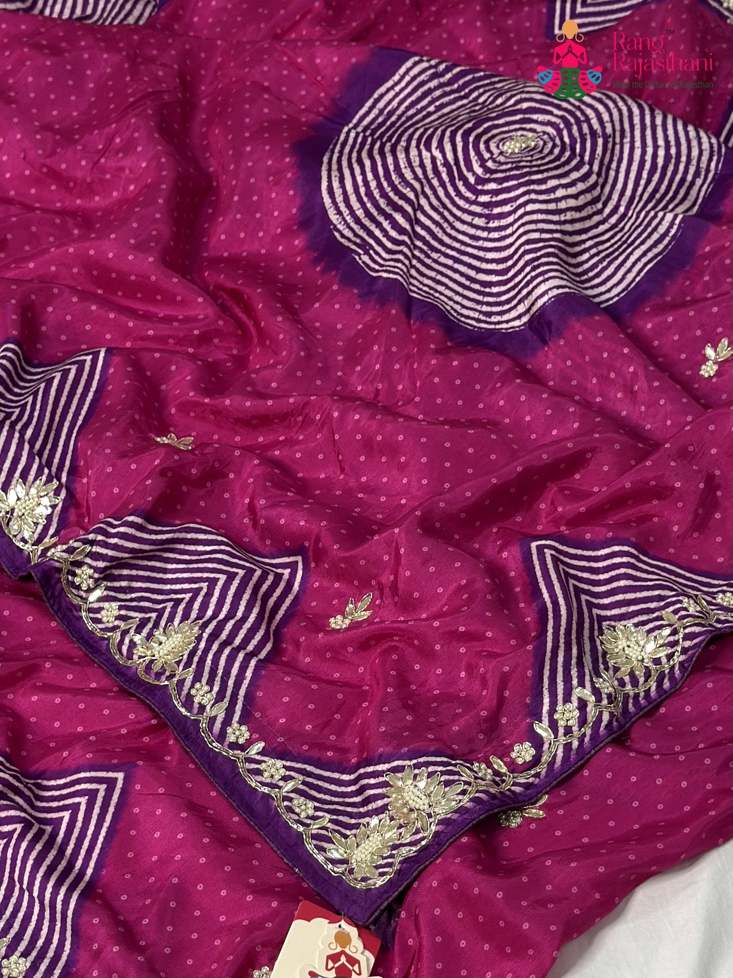 Rani Pure Russian Silk Gota Patti Saree for Mehendi Ceremony | Latest Edit