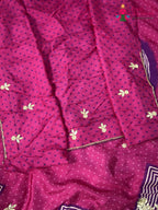 Rani Pure Russian Silk Gota Patti Saree for Mehendi Ceremony | Latest Edit